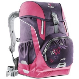 Школьный рюкзак Deuter OneTwo Фиолетовая бабочка с наполнением 4 предмета 3830015-3029/SET2